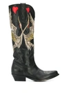 GOLDEN GOOSE BESTICKTE STIEFEL