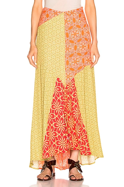 Silvia Tcherassi For Fwrd Bianca Skirt In Spanish Sunset