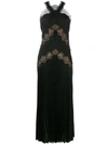 FENDI LACE INSERT MIDI DRESS