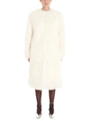 GIVENCHY GIVENCHY BELTED SHEARLING FUR COAT