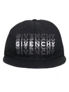 GIVENCHY GIVENCHY LOGO EMBROIDERED BASEBALL CAP