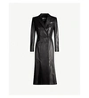 ALEXANDER MCQUEEN DOUBLE-BREASTED LEATHER TRENCH COAT