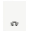 ALEXANDER MCQUEEN Engraved skull silver ring