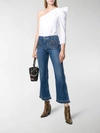 Philosophy Di Lorenzo Serafini Cropped Flared Jeans In Blue