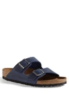 Birkenstock Arizona Soft Slide Sandal In Night Blue