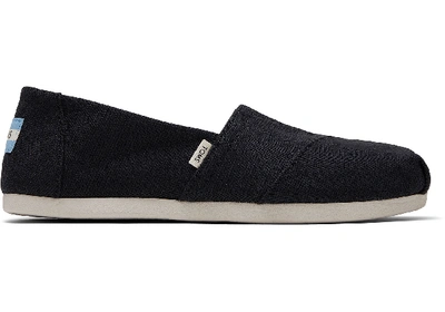 Toms Vegan Schwarze Canvas Classics Für Damen - Grösse Eu 41 Espadrilles Black