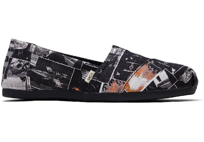Toms Black Star Wars Darth&trade; Print Women's Classics Ft. Ortholite Slip-on Shoes