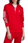 ADIDAS ORIGINALS LOCK UP QUARTER ZIP PULLOVER,ED7527