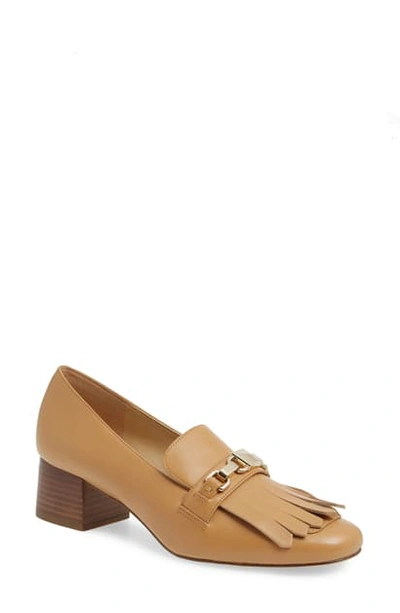 Michael Michael Kors Charlton Loafer In Peanut Vachetta Leather