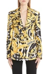 VERSACE BARCO PRINT SILK BLAZER,A83183A230808