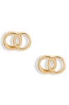 OLIVIA BURTON INTERLINK STUD EARRINGS,OBJCOE73