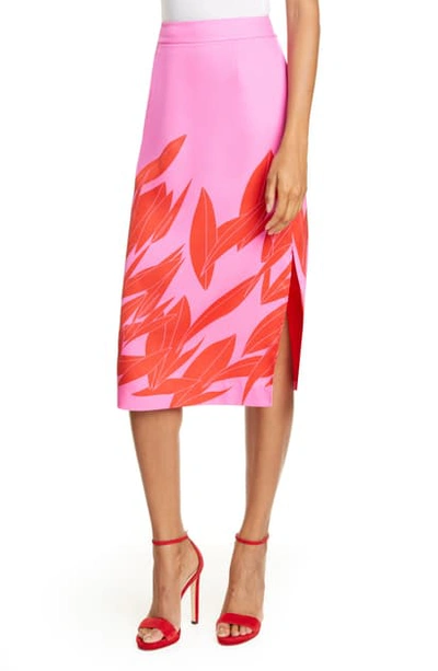 Ted Baker Luucas Sour Cherry Pencil Skirt In Pink