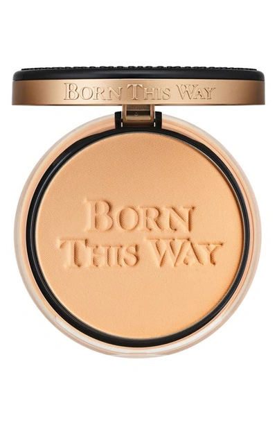 Too Faced Born This Way Buildable Coverage Powder Foundation In Nude - Very Light W/ Rosy Undertones