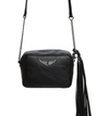 ZADIG & VOLTAIRE BOXY EXTRA SMALL TASSEL LEATHER CROSSBODY BAG,WHAD2006F