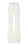 ETRO EMBROIDERED STRETCH HIGH-RISE FLARED-LEG JEANS,768159