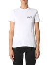 Etre Cecile T-shirt With Love Bird Print In Bianco