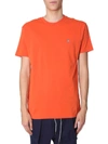 Vivienne Westwood Embroidered Logo T-shirt In Arancione