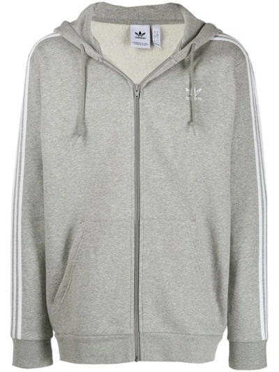 Adidas Originals Adidas Zipped Hoodie - 灰色 In Grey