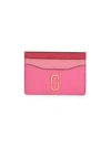 Marc Jacobs The Snapshot Leather Card Case In Trixie Multi