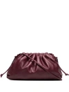 Bottega Veneta The Pouch Leather Mini Purse In Red