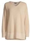 LAFAYETTE 148 Cashmere V-Neck Sweater