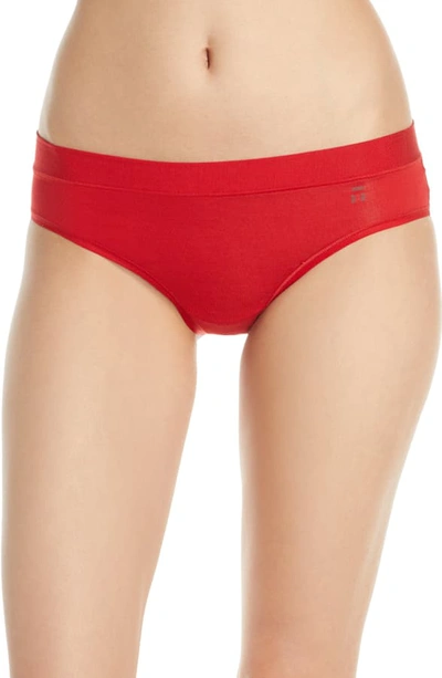 Tommy John Second Skin Cheeky Bikini In Haute Red