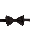 Giorgio Armani Solid Silk Bow Tie In Black