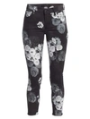 J BRAND 835 Mid-Rise Floral Crop Skinny Jeans