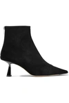 Jimmy Choo Saber 65 Stretch-knit Ankle Boots In Black