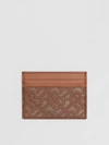 BURBERRY Monogram Leather Card Case