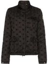 MONCLER GENIUS MONCLER GENIUS X SIMONE ROCHA HILLARY FLORAL-EMBROIDERED JACKET - BLACK