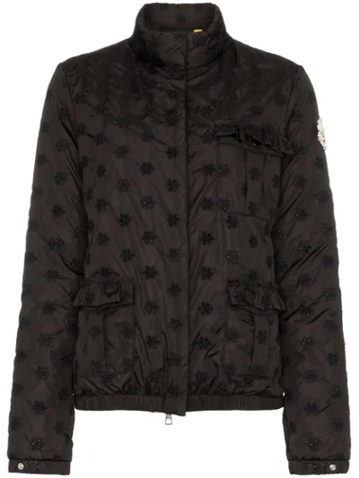 Moncler Genius X Simone Rocha Hillary Embroidered Jacket - 黑色 In Black