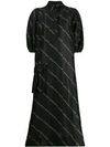 GANNI MAXI SHIRT DRESS