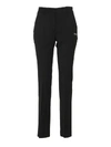 Off-white Tailored Cigarette Trousers In Black