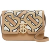 BURBERRY TB PIECED MONOGRAM LEATHER SHOULDER BAG,8015973