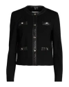 19.70 Nineteen Seventy Woman Jacket Black Size 10 Viscose, Polyamide, Elastane