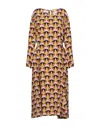 19.70 Nineteen Seventy Midi Dresses In White