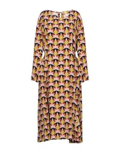 19.70 Nineteen Seventy Midi Dresses In White