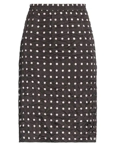 19.70 Nineteen Seventy Woman Midi Skirt Black Size 6 Polyester In Black