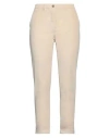 19.70 Nineteen Seventy Woman Pants Beige Size 12 Cotton, Modal, Elastane In Beige