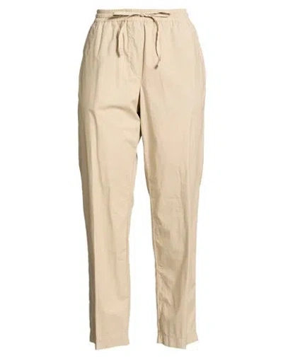 19.70 Nineteen Seventy Woman Pants Beige Size 4 Cotton In Neutral
