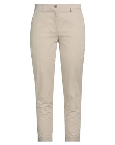 19.70 Nineteen Seventy Woman Pants Beige Size 6 Cotton, Elastane In Pink