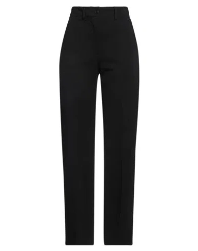 19.70 Nineteen Seventy Woman Pants Black Size 10 Viscose, Polyamide, Elastane