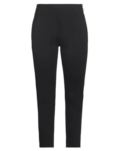 19.70 Nineteen Seventy Woman Pants Black Size 6 Viscose, Polyamide, Elastane