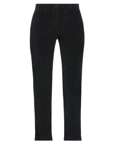 19.70 Nineteen Seventy Woman Pants Black Size 2 Cotton, Modal, Elastane