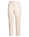 19.70 Nineteen Seventy Woman Pants Cream Size 8 Viscose, Polyamide, Elastane In Neutral