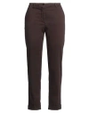 19.70 Nineteen Seventy Woman Pants Dark Brown Size 14 Cotton, Elastane