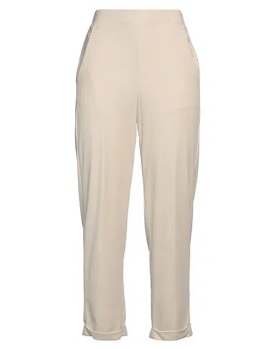 19.70 Nineteen Seventy Woman Pants Ivory Size 12 Viscose, Polyamide, Elastane In White