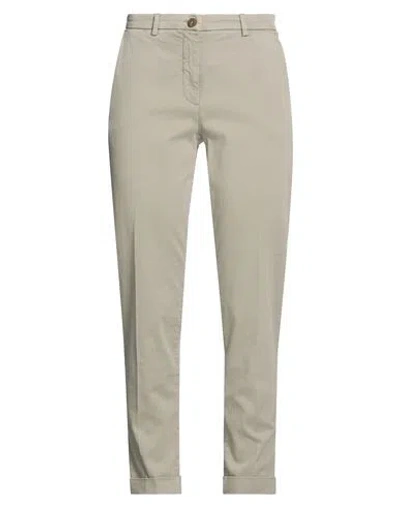 19.70 Nineteen Seventy Woman Pants Khaki Size 10 Cotton, Elastane In Multi