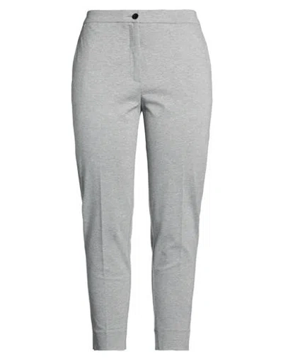 19.70 Nineteen Seventy Woman Pants Light Grey Size 12 Viscose, Polyamide, Elastane In Gray